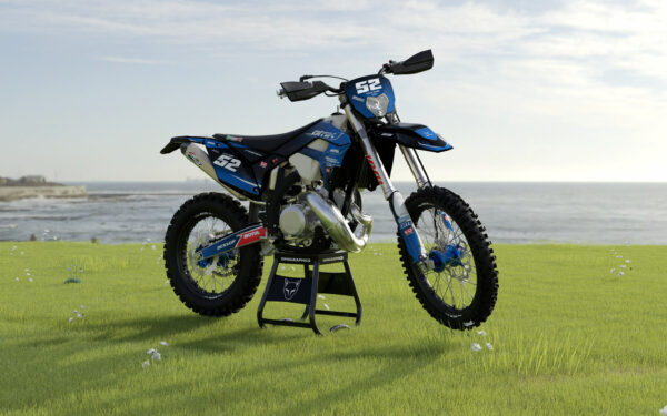 Kit déco motocross Sherco - Ominous - Bleu Promo