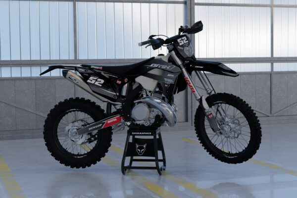 Kit déco motocross Sherco - Ominous - Gris Promo