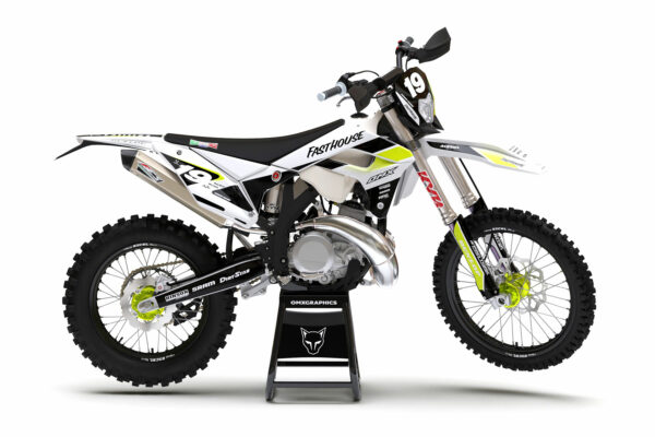 Kit déco motocross Sherco - Phantom - Blanc