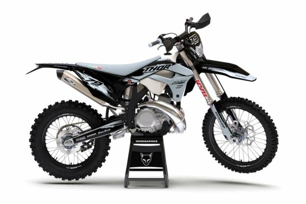 Kit déco motocross Sherco - Punch - Gris