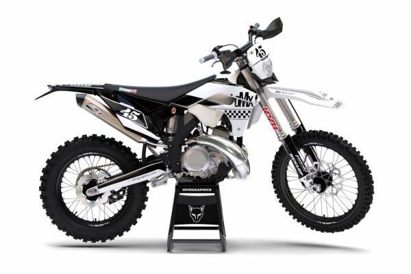 Kit déco motocross Sherco - Race - Blanc