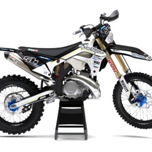 Kit déco motocross Sherco - Sleek - Blanc Bleu