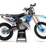 Kit déco motocross Sherco - Syndicate - Bleu