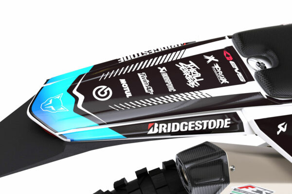 Kit déco motocross Sherco - Syndicate - Bleu 3