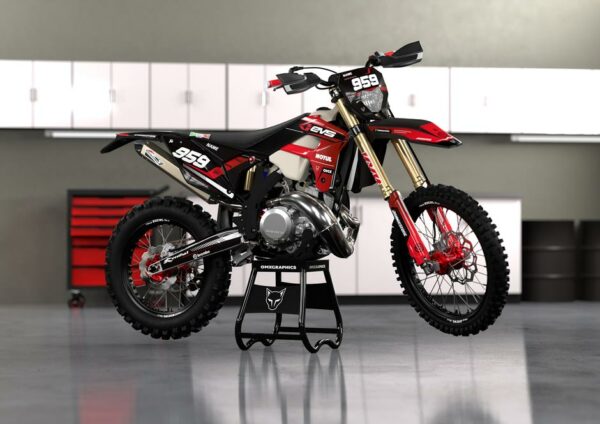 Kit déco motocross Sherco - Syndicate - Rouge Promo