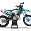 Kit déco motocross Sherco - Thunder - Bleu