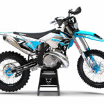 Kit déco motocross Sherco - Thunder - Bleu
