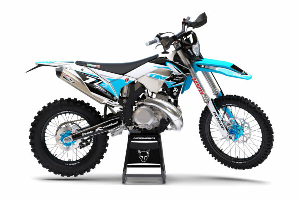 Kit déco motocross Sherco - Thunder - Bleu