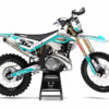 Kit déco motocross Sherco - Trace - Bleu