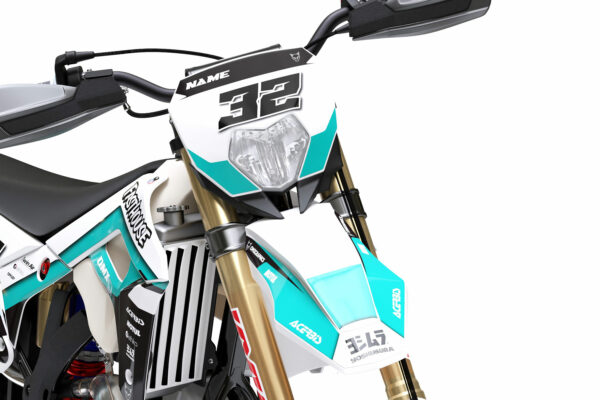Kit déco motocross Sherco - Trace - Bleu 2