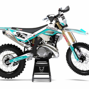 Kit déco motocross Sherco - Trace - Bleu