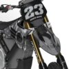 Kit déco motocross Stark Varg - Army - Gris 2