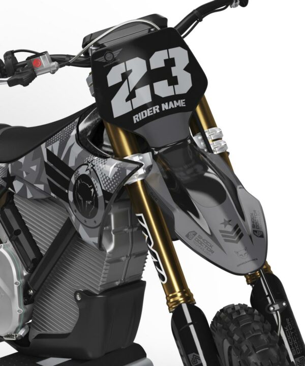 Kit déco motocross Stark Varg - Army - Gris 2