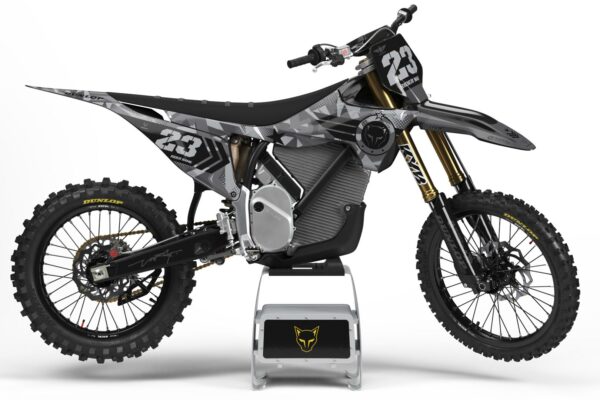 Kit déco motocross Stark Varg - Army - Gris