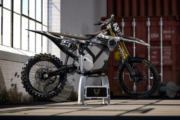 Kit déco motocross Stark Varg - Army - Gris Promo