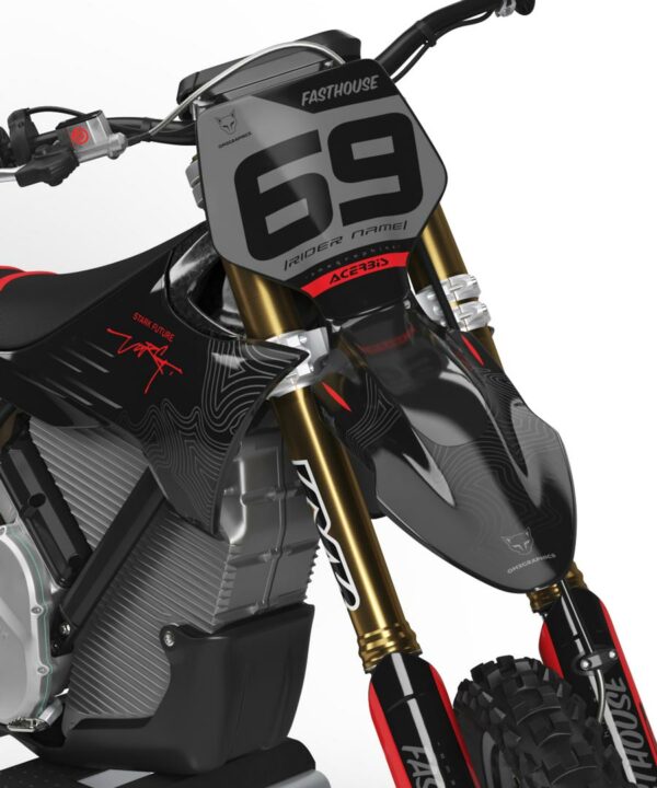 Kit déco motocross Stark Varg - Avenger - Noir 2