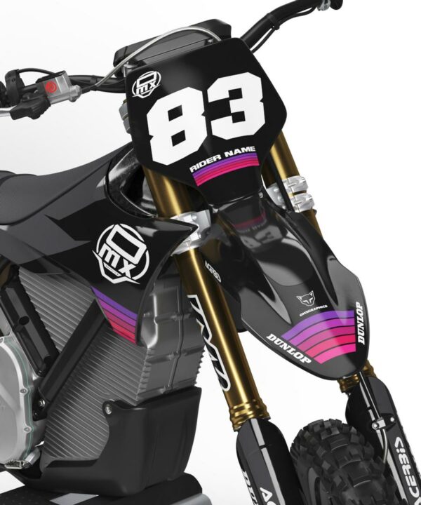 Kit déco motocross Stark Varg - Charge - Noir 2