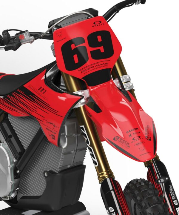 Kit déco motocross Stark Varg - Comet - Rouge 2