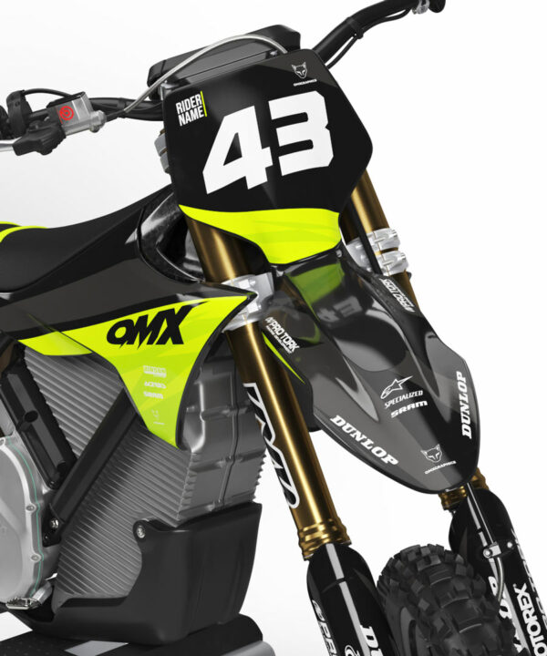 Kit déco motocross Stark Varg - Frost - Lime 2