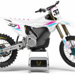 Kit déco motocross Stark Varg - Glitch - Rose