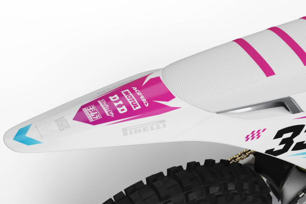 Kit déco motocross Stark Varg - Glitch - Rose 3