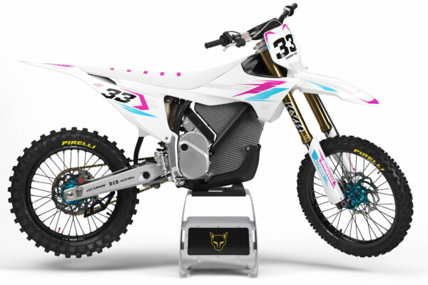 Kit déco motocross Stark Varg - Glitch - Rose