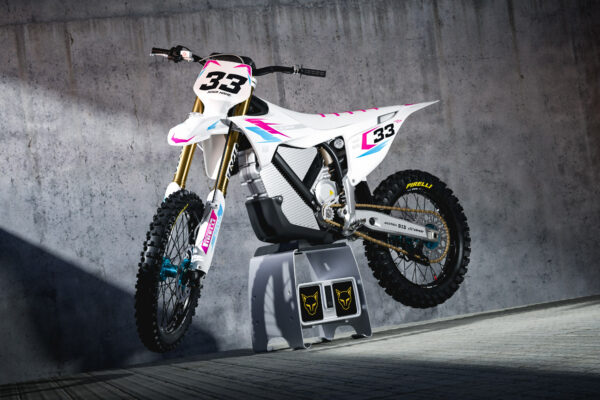 Kit déco motocross Stark Varg - Glitch - Rose Promo