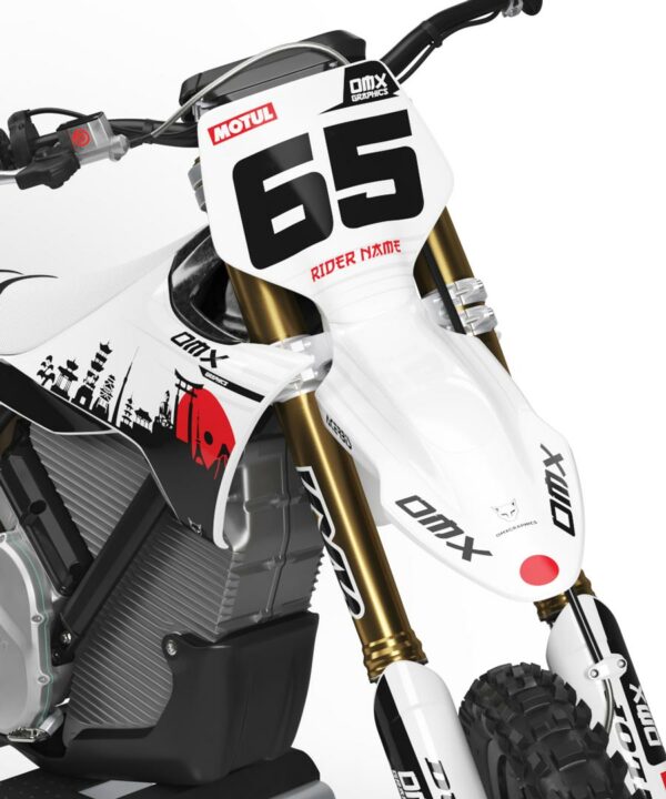 Kit déco motocross Stark Varg - Japan - Blanc 2