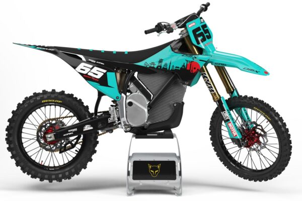 Kit déco motocross Stark Varg - Japan - Teal