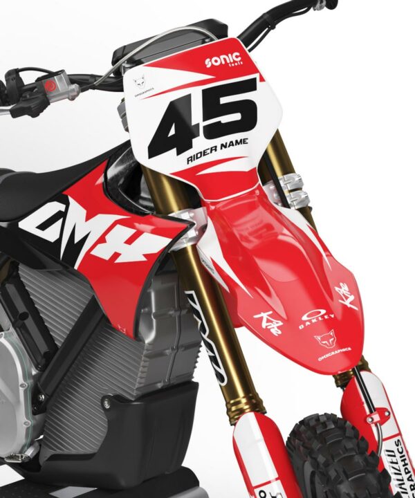 Kit déco motocross Stark Varg - Local - Rouge 2