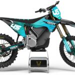 Kit déco motocross Stark Varg - Pixel - Bleu