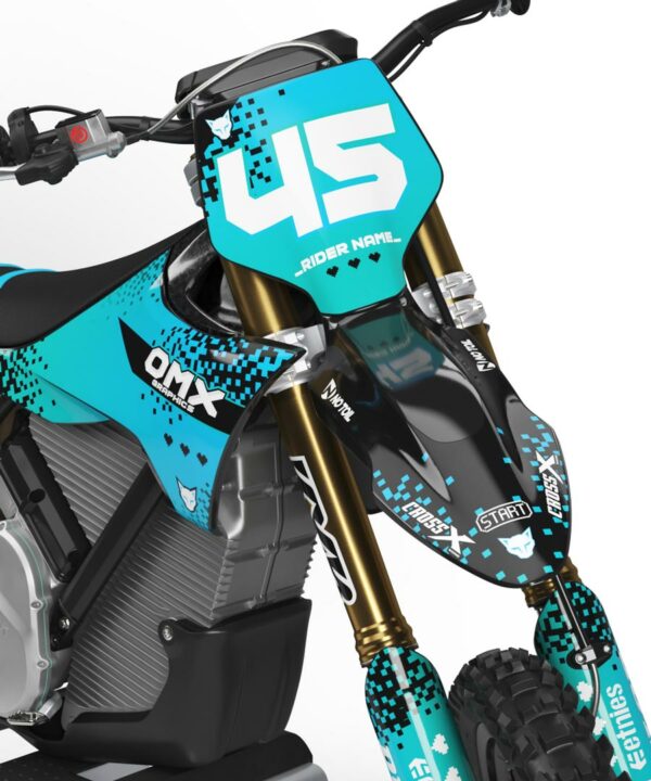 Kit déco motocross Stark Varg - Pixel - Bleu 2