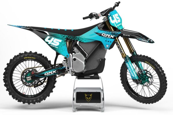 Kit déco motocross Stark Varg - Pixel - Bleu