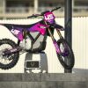 Kit déco motocross Stark Varg - Pixel - Rose Promo