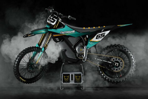 Kit déco motocross Stark Varg - Reckless - Bleu Promo