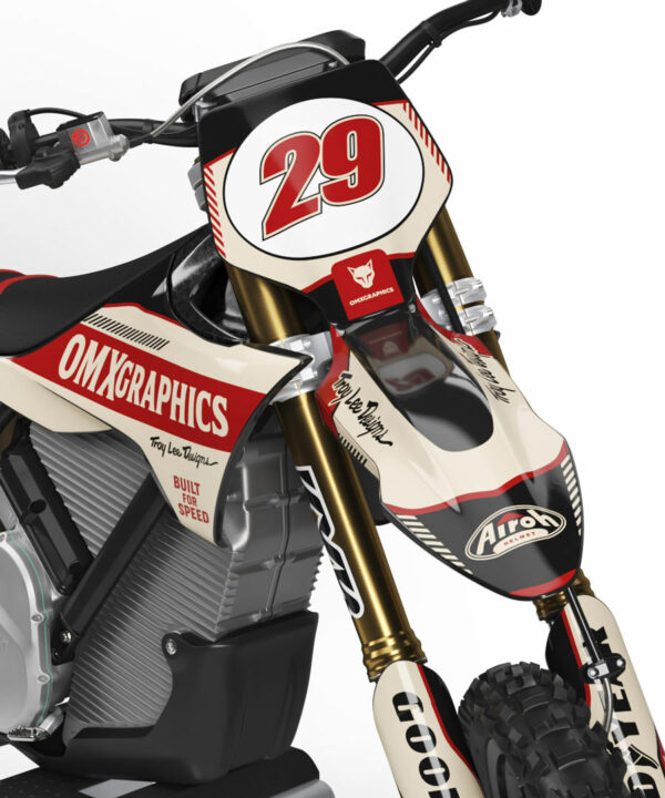 Kit déco motocross Stark Varg - Redline - Retro Beige 2