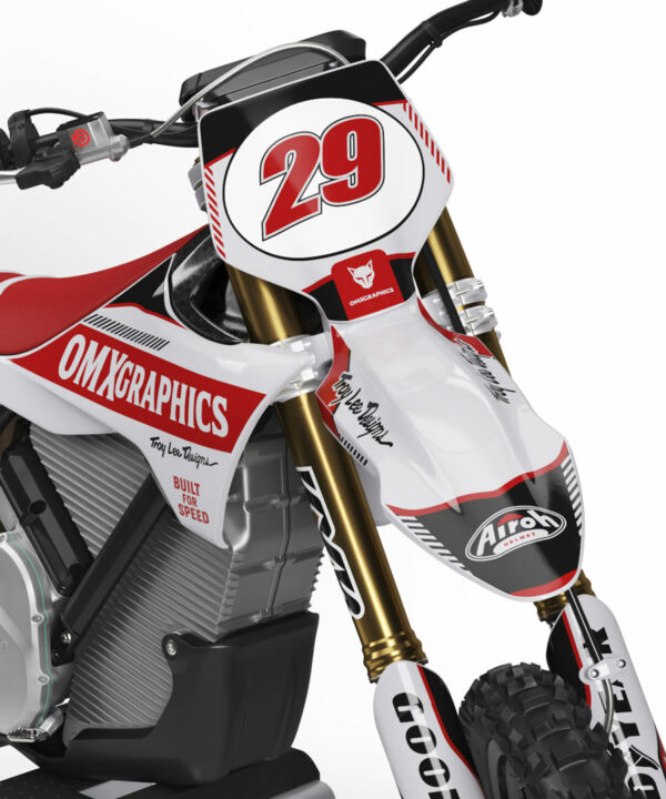 Kit déco motocross Stark Varg - Redline - Retro Gris 2