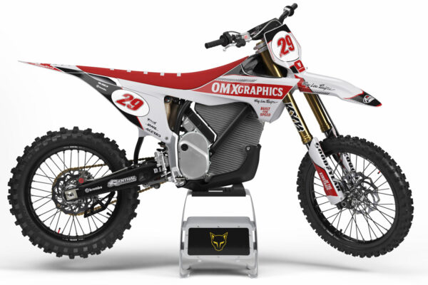 Kit déco motocross Stark Varg - Redline - Retro Gris