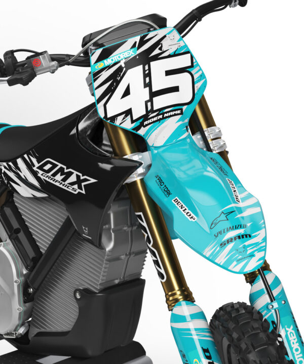Kit déco motocross Stark Varg - Ripcore - Bleu 2