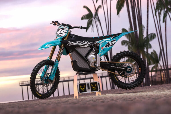 Kit déco motocross Stark Varg - Ripcore - Bleu Promo