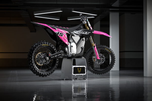 Kit déco motocross Stark Varg - Ripcore - Rose Promo