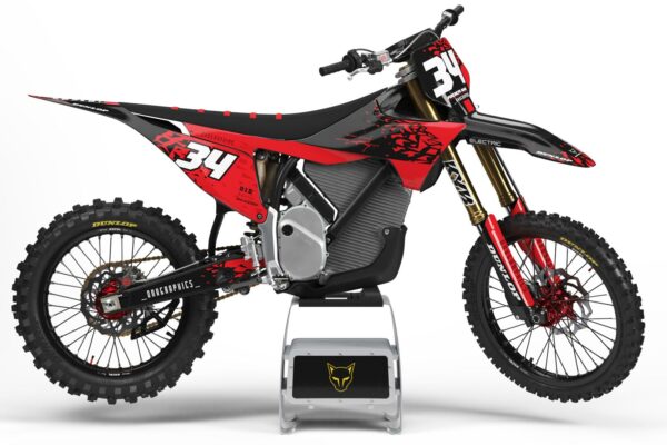 Kit déco motocross Stark Varg - Smash - Rouge