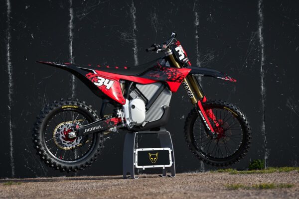 Kit déco motocross Stark Varg - Smash - Rouge Promo