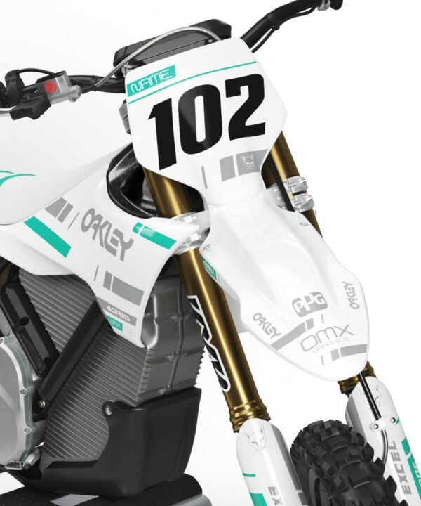 Kit déco motocross Stark Varg - Split - Blanc 2