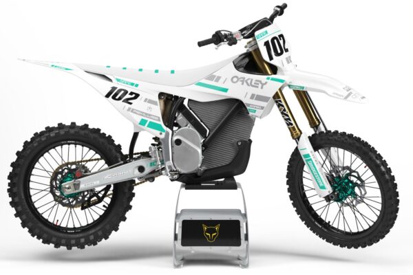 Kit déco motocross Stark Varg - Split - Blanc