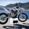 Kit déco motocross Stark Varg - Split - Blanc Promo
