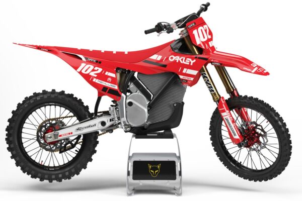 Kit déco motocross Stark Varg - Split - Rouge