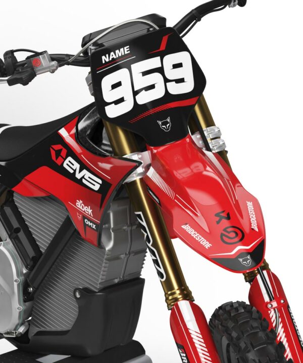 Kit déco motocross Stark Varg - Syndicate - Rouge 2