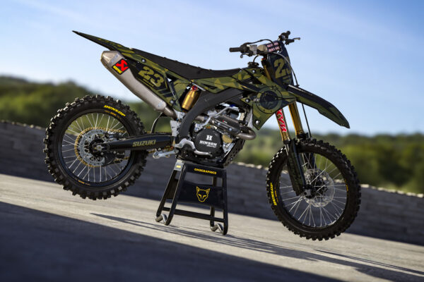 Kit déco motocross Suzuki - Army - Camo Promo