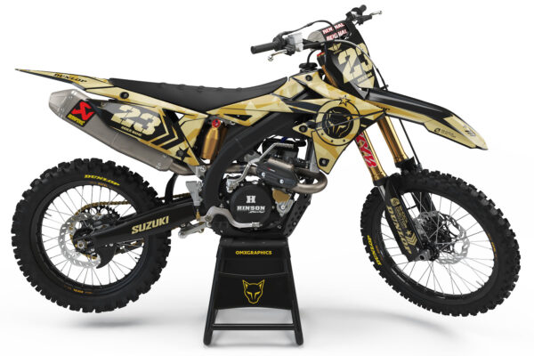 Kit déco motocross Suzuki - Army - Sand